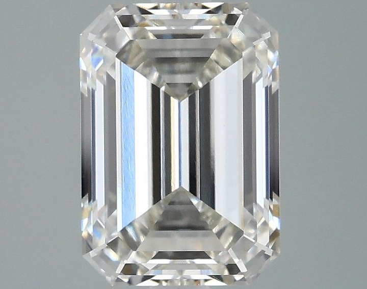 3.07 Carat Emerald Shaped Ideal Cut VVS2 IGI Certified Lab Grown Diamond