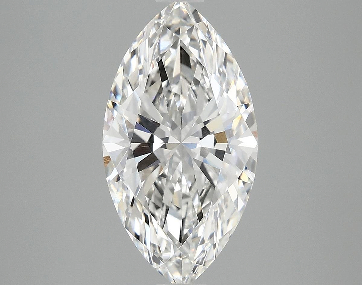 3.02 Carat Marquise Shaped Excellent Cut VVS2 IGI Certified Lab Grown Diamond