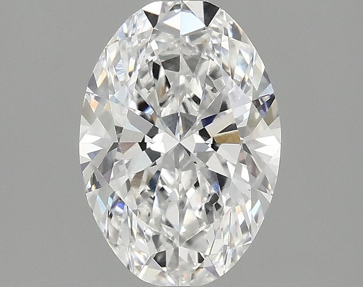 1.54 Carat Oval Shaped Ideal Cut VVS2 IGI Certified Lab Grown Diamond