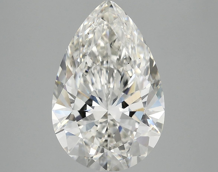 4.05 Carat Pear Shaped Excellent Cut VS2 IGI Certified Lab Grown Diamond