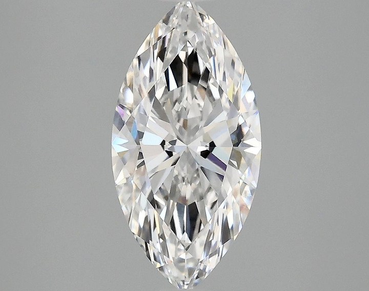 2.02 Carat Marquise Shaped Ideal Cut VVS2 IGI Certified Lab Grown Diamond