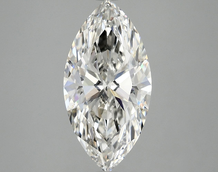 3.08 Carat Marquise Shaped Ideal Cut VVS2 IGI Certified Lab Grown Diamond