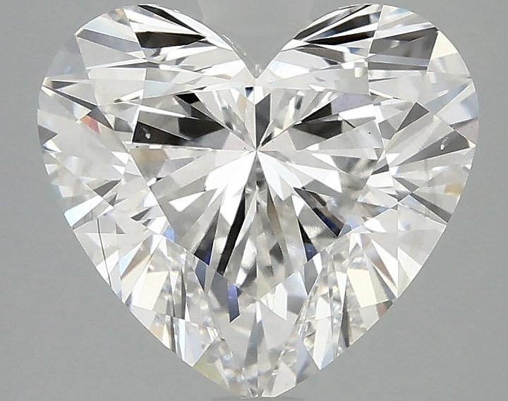 3.08 Carat Heart Shaped Ideal Cut SI1 IGI Certified Lab Grown Diamond