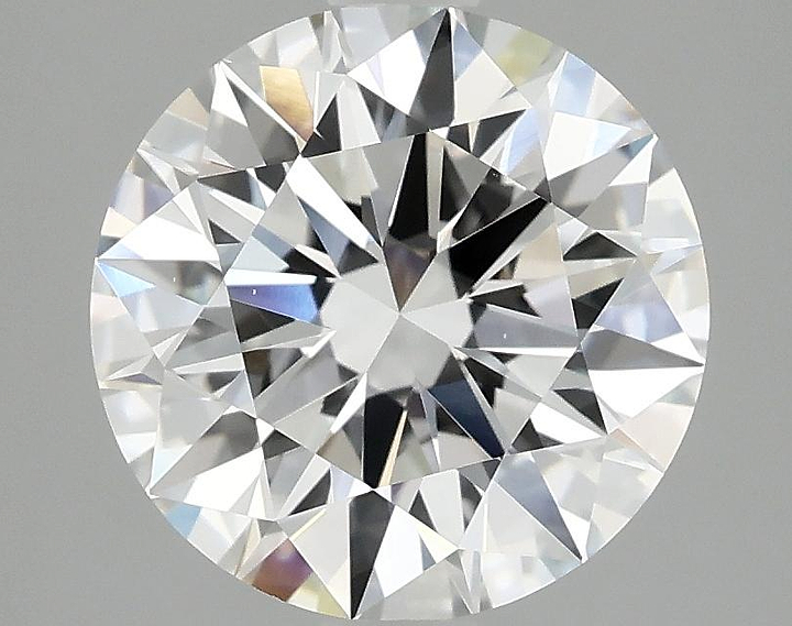3.07 Carat Round Shaped Ideal Cut VVS2 IGI Certified Lab Grown Diamond