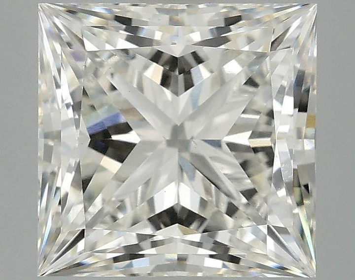 3.91 Carat Princess Shaped Ideal Cut VS1 IGI Certified Lab Grown Diamond