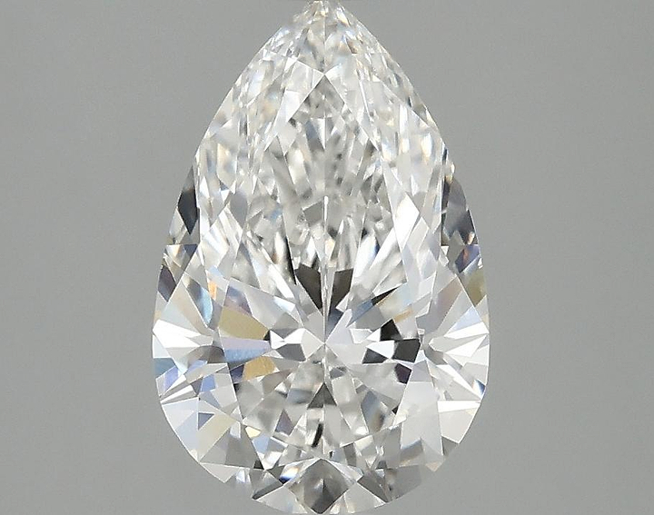 2.02 Carat Pear Shaped Ideal Cut VVS2 IGI Certified Lab Grown Diamond