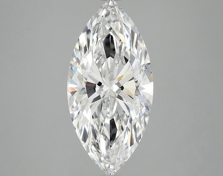 3.08 Carat Marquise Shaped Excellent Cut SI1 IGI Certified Lab Grown Diamond