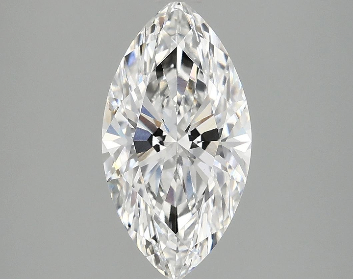 2.08 Carat Marquise Shaped Excellent Cut VVS2 IGI Certified Lab Grown Diamond
