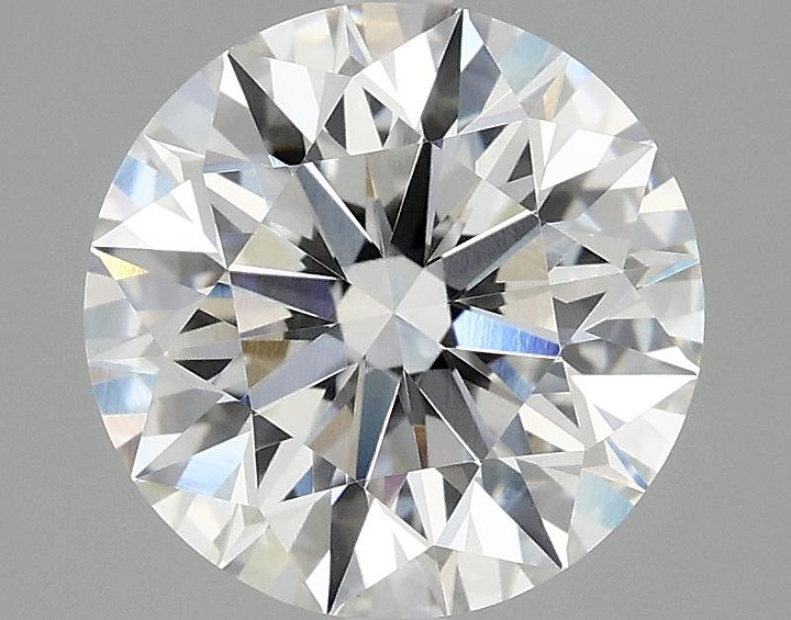 3.05 Carat Round Shaped Ideal Cut VVS2 IGI Certified Lab Grown Diamond