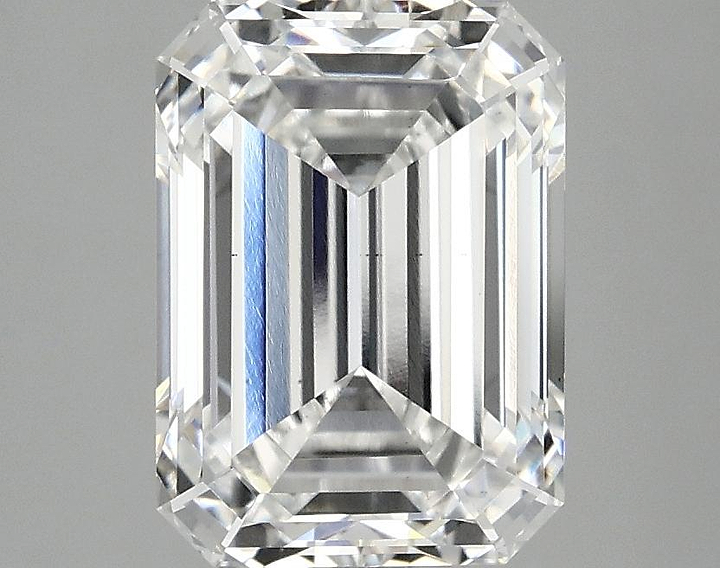 3.08 Carat Emerald Shaped Excellent Cut VS1 IGI Certified Lab Grown Diamond