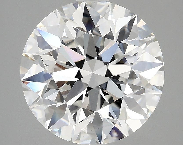 3.58 Carat Round Shaped Excellent Cut VS1 IGI Certified Lab Grown Diamond