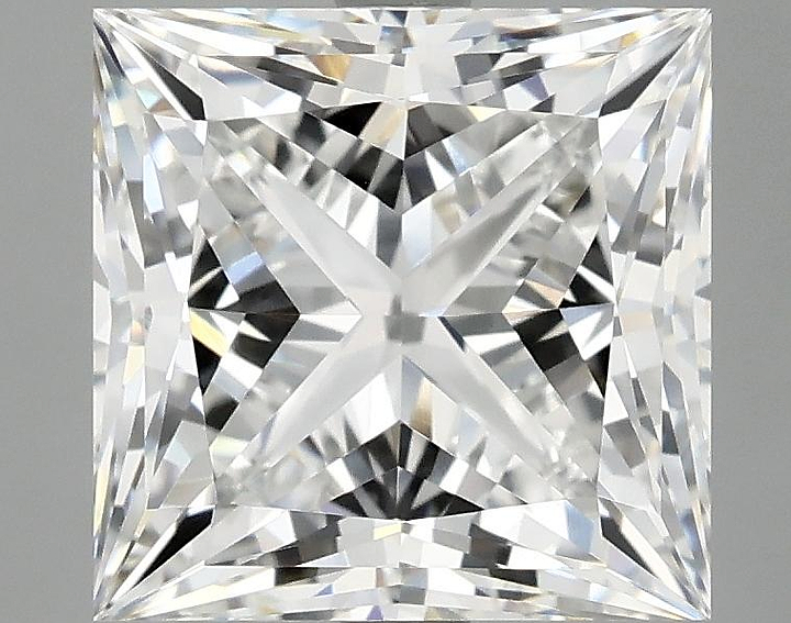 4.1 Carat Princess Shaped Ideal Cut VVS2 IGI Certified Lab Grown Diamond