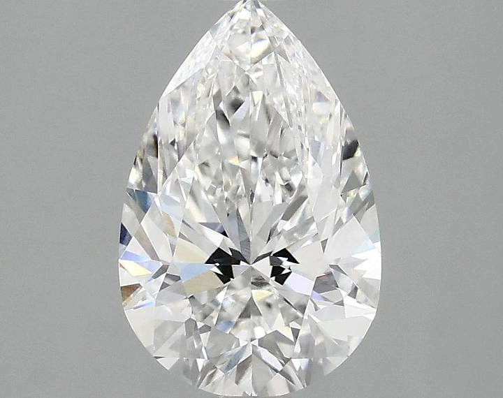 1.89 Carat Pear Shaped Excellent Cut VVS2 IGI Certified Lab Grown Diamond