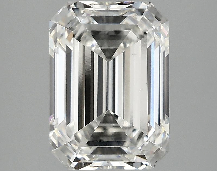 2.55 Carat Emerald Shaped Ideal Cut VS1 IGI Certified Lab Grown Diamond