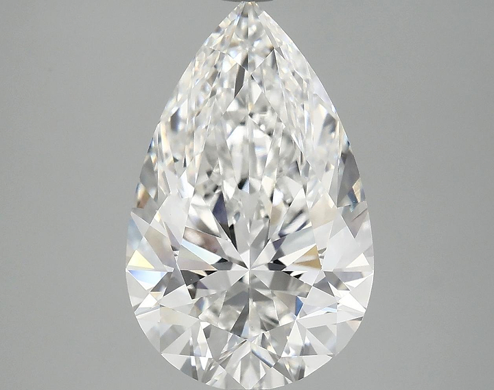 5.0 Carat Pear Shaped Ideal Cut VVS2 IGI Certified Lab Grown Diamond