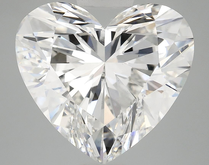 8.01 Carat Heart Shaped Ideal Cut VS2 IGI Certified Lab Grown Diamond
