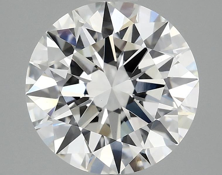 2.58 Carat Round Shaped Ideal Cut VVS2 IGI Certified Lab Grown Diamond