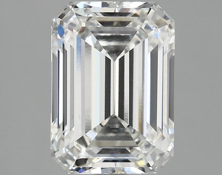 2.89 Carat Emerald Shaped Ideal Cut VVS2 IGI Certified Lab Grown Diamond