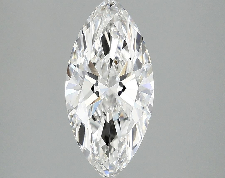1.83 Carat Marquise Shaped Excellent Cut VVS2 IGI Certified Lab Grown Diamond