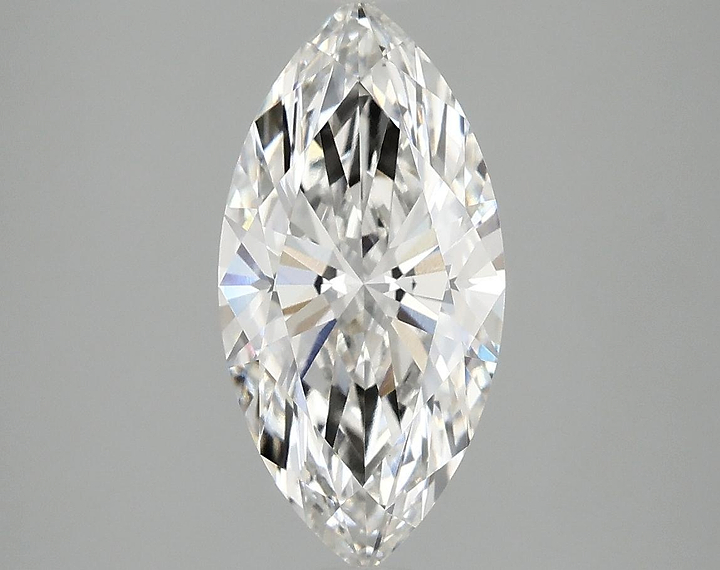 2.08 Carat Marquise Shaped Ideal Cut VVS2 IGI Certified Lab Grown Diamond