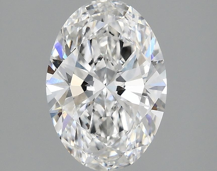 1.45 Carat Oval Shaped Ideal Cut VVS2 IGI Certified Lab Grown Diamond