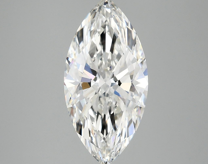 3.09 Carat Marquise Shaped Ideal Cut VVS2 IGI Certified Lab Grown Diamond