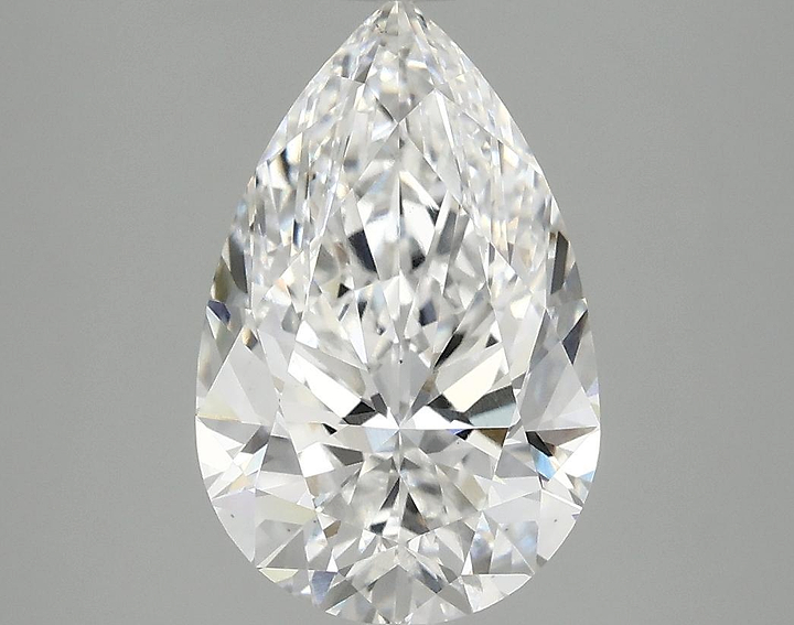 3.04 Carat Pear Shaped Ideal Cut VS1 IGI Certified Lab Grown Diamond