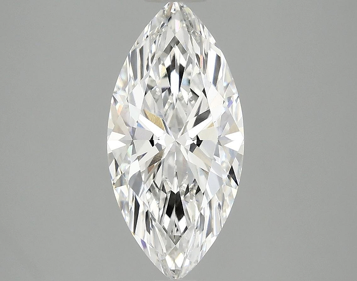 2.04 Carat Marquise Shaped Excellent Cut VVS2 IGI Certified Lab Grown Diamond