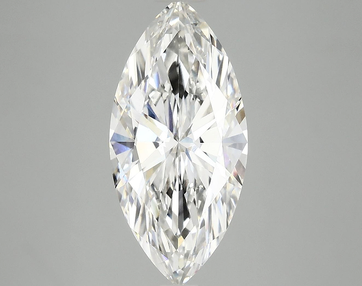 3.06 Carat Marquise Shaped Excellent Cut VVS2 IGI Certified Lab Grown Diamond
