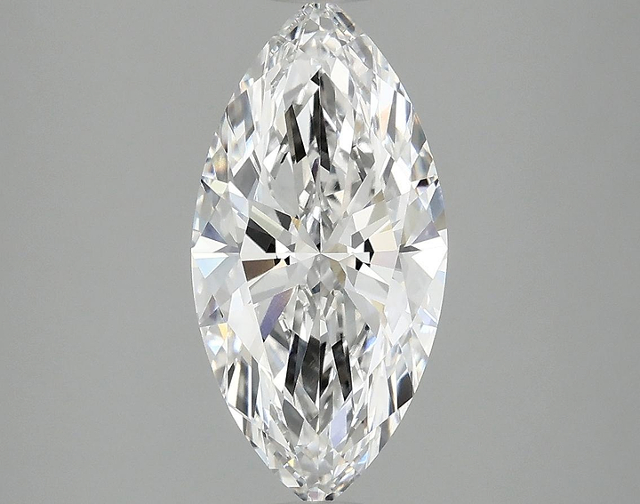 2.07 Carat Marquise Shaped Ideal Cut VVS2 IGI Certified Lab Grown Diamond