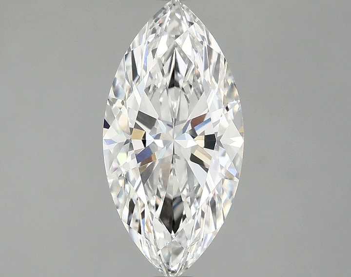 2.08 Carat Marquise Shaped Ideal Cut VVS2 IGI Certified Lab Grown Diamond