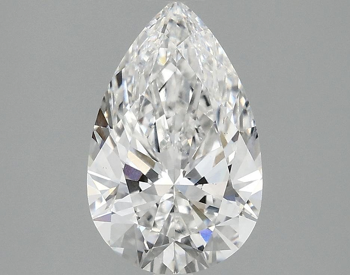 2.04 Carat Pear Shaped Ideal Cut VS1 IGI Certified Lab Grown Diamond