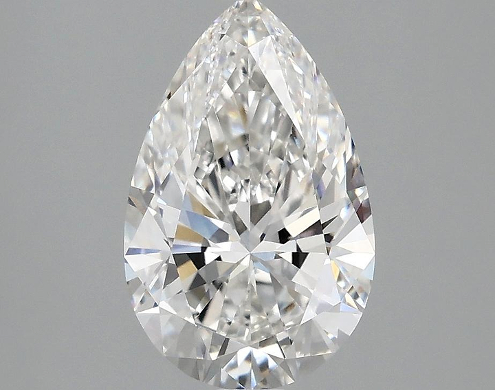 2.0 Carat Pear Shaped Ideal Cut VVS2 IGI Certified Lab Grown Diamond