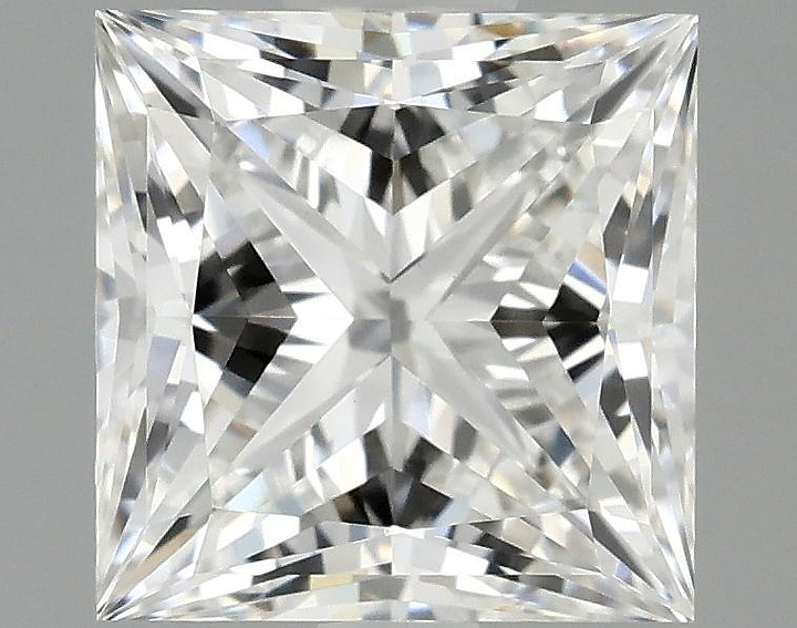 1.59 Carat Princess Shaped Ideal Cut VVS2 IGI Certified Lab Grown Diamond