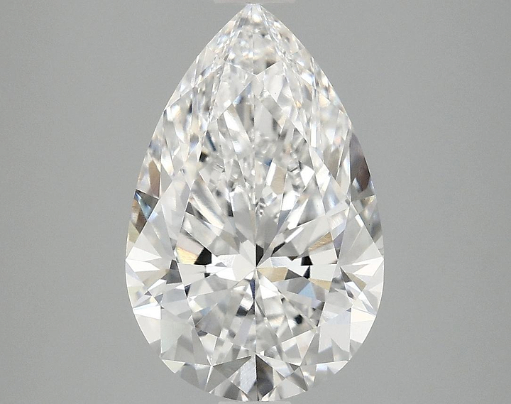 3.04 Carat Pear Shaped Ideal Cut VVS2 IGI Certified Lab Grown Diamond