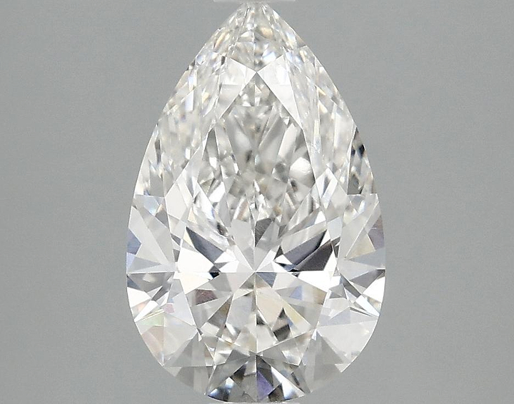 1.9 Carat Pear Shaped Ideal Cut VVS2 IGI Certified Lab Grown Diamond
