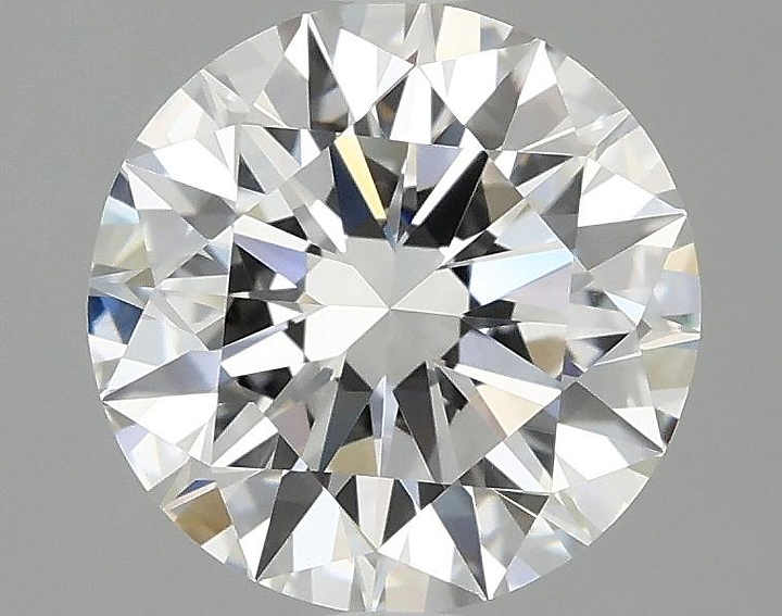 2.53 Carat Round Shaped Ideal Cut VVS2 IGI Certified Lab Grown Diamond