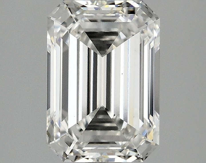 2.56 Carat Emerald Shaped Ideal Cut VS1 IGI Certified Lab Grown Diamond