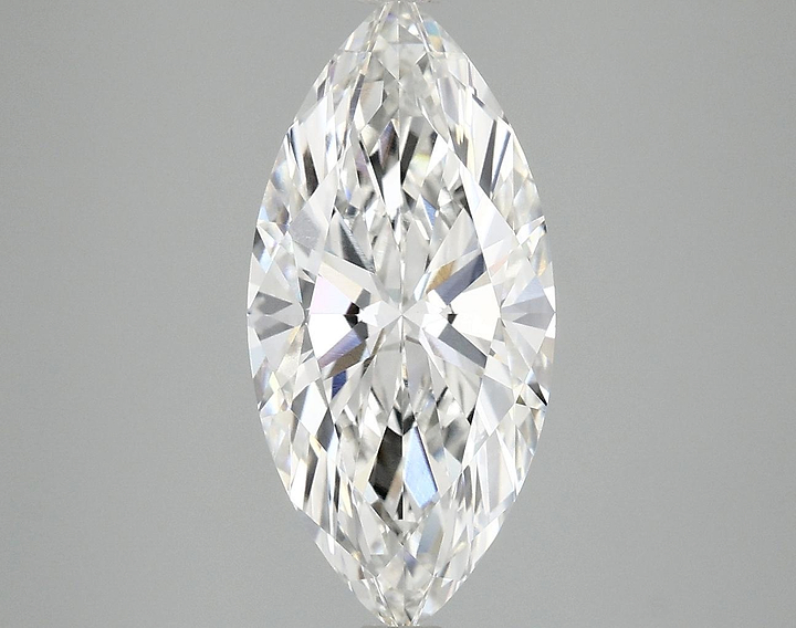 2.98 Carat Marquise Shaped Excellent Cut VVS2 IGI Certified Lab Grown Diamond
