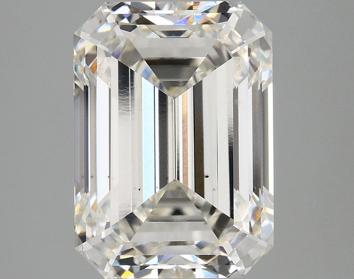5.08 Carat Emerald Shaped Excellent Cut VS1 IGI Certified Lab Grown Diamond