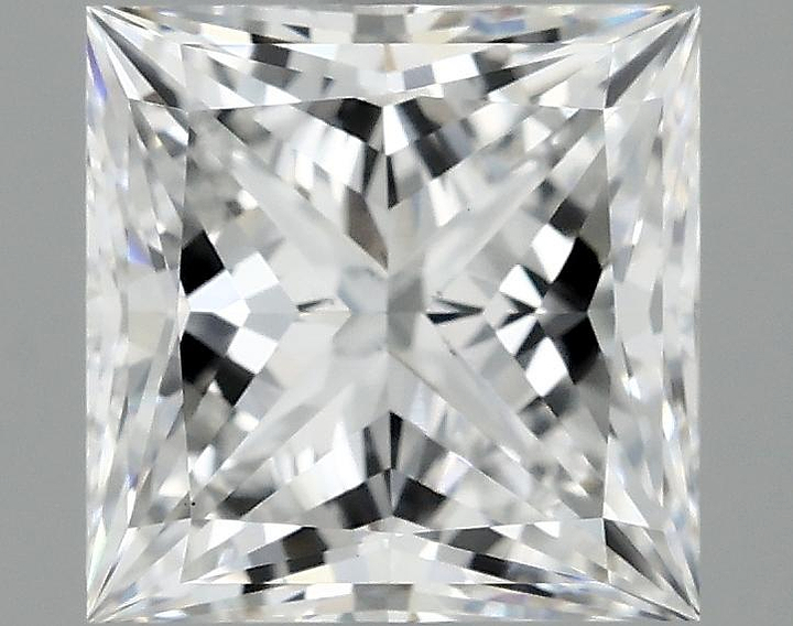 2.05 Carat Princess Shaped Ideal Cut VS1 IGI Certified Lab Grown Diamond