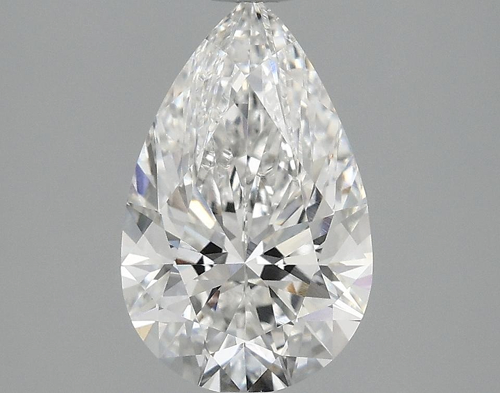1.88 Carat Pear Shaped Ideal Cut VVS2 IGI Certified Lab Grown Diamond
