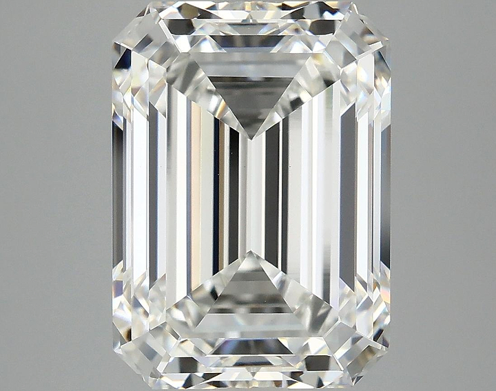 7.18 Carat Emerald Shaped Excellent Cut VVS2 IGI Certified Lab Grown Diamond