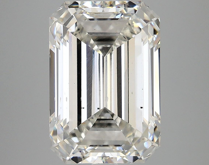 6.93 Carat Emerald Shaped Ideal Cut VS2 IGI Certified Lab Grown Diamond