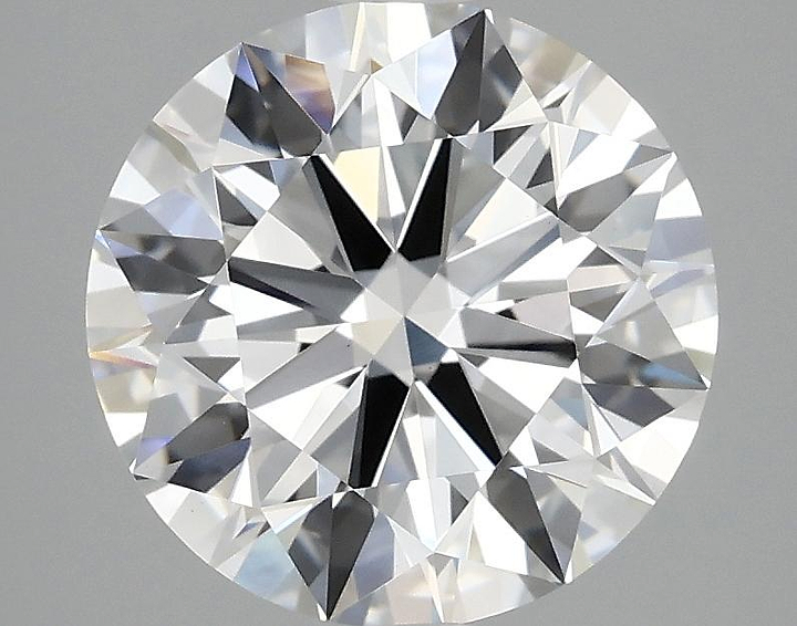 3.07 Carat Round Shaped Ideal Cut VVS2 IGI Certified Lab Grown Diamond