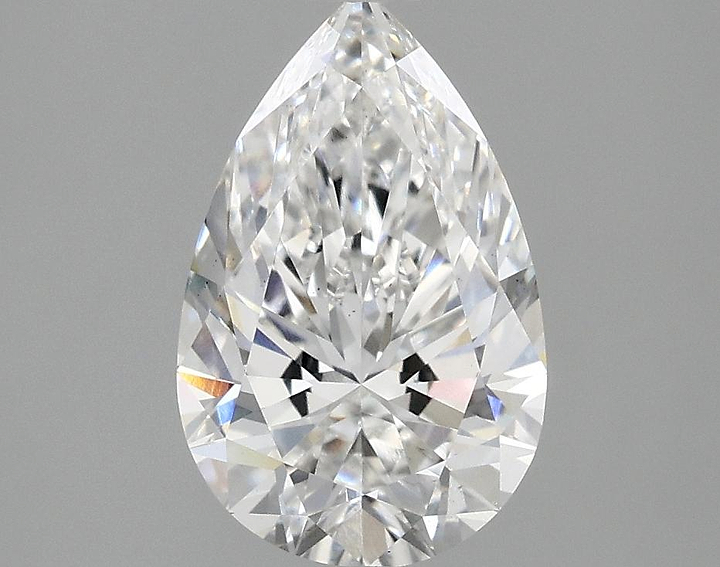 1.9 Carat Pear Shaped Ideal Cut VS2 IGI Certified Lab Grown Diamond