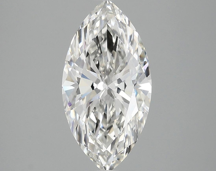 2.03 Carat Marquise Shaped Ideal Cut VVS2 IGI Certified Lab Grown Diamond