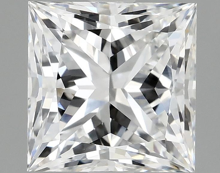 2.33 Carat Princess Shaped Ideal Cut VVS2 IGI Certified Lab Grown Diamond
