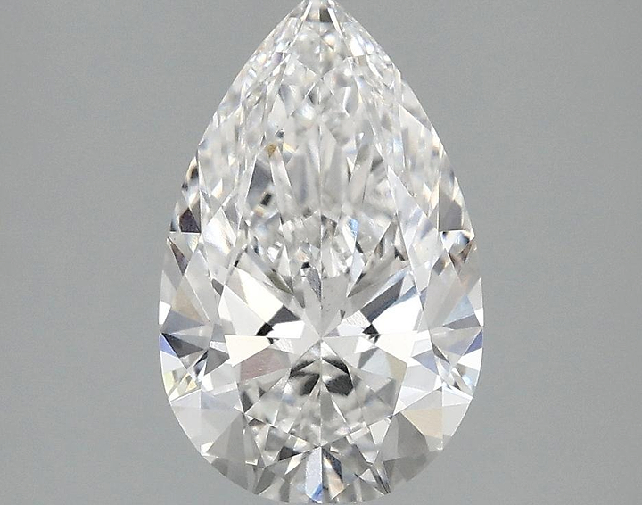 2.03 Carat Pear Shaped Ideal Cut VS1 IGI Certified Lab Grown Diamond