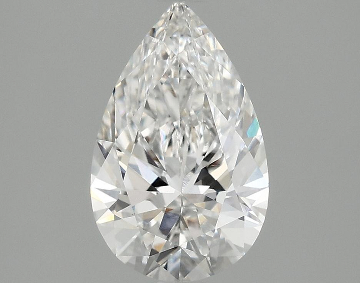 1.58 Carat Pear Shaped Ideal Cut VVS2 IGI Certified Lab Grown Diamond